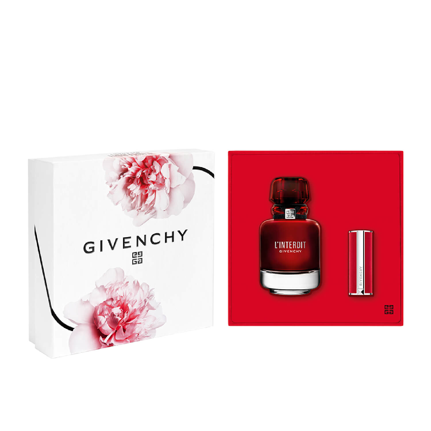 L'INTERDIT EAU DE PARFUM ROUGE + LABIAL MINI